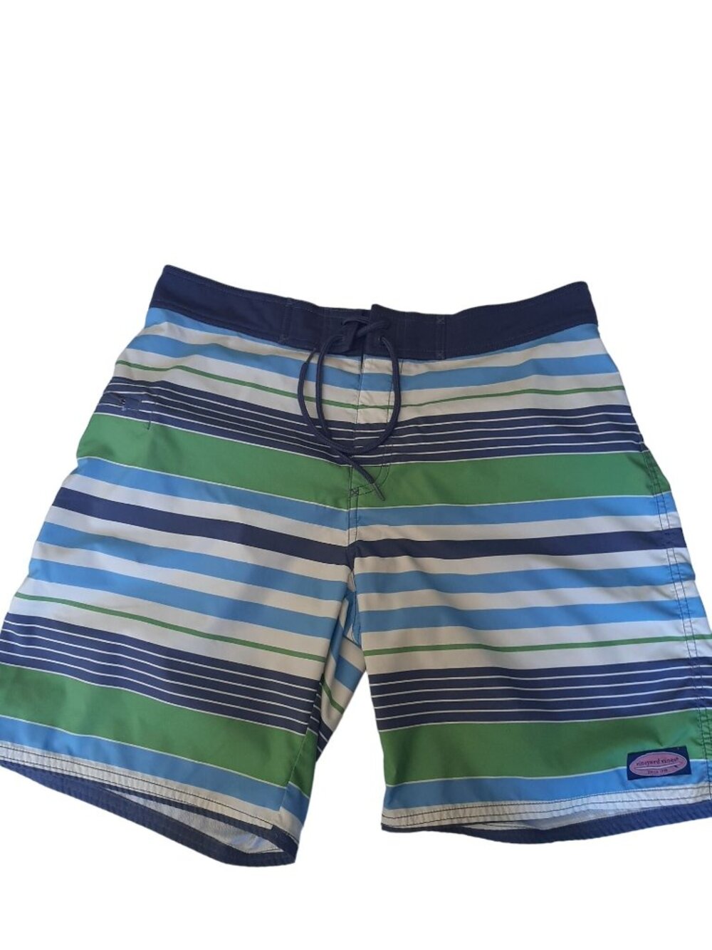 Vineyard Vines Colorful Striped Swim Trunks Size 34 Summer Beach Vacation - Picture 2 of 10